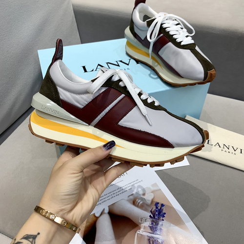 Lanvin 2021 series retro running shoes women_s code 35-40 men_s code 40-44_-f427bcc6